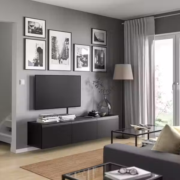 BESTÅ Тумба под ТВ, с дверцами - фото 2