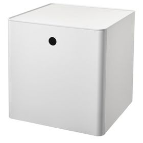 KUGGIS Контейнер с крышкой - белый 32x32x32 см