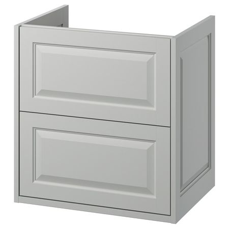 TÄNNFORSEN Шкаф для раковины с ящиками - светло-серый 60x48x63 см