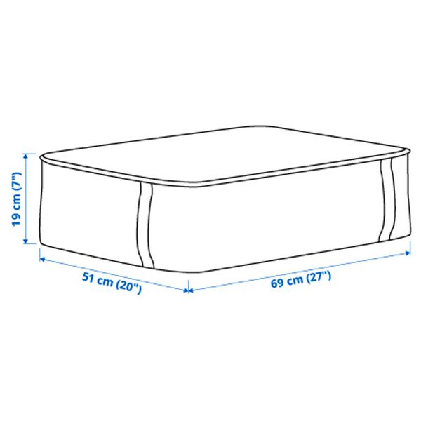 IKEA, дополнительный ракурс - схема-чертеж с размерами