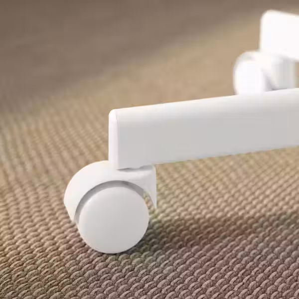 BLECKBERGET Рабочий стул - Klovsta белый/оранжево-коричневый - схема-чертеж с размерами