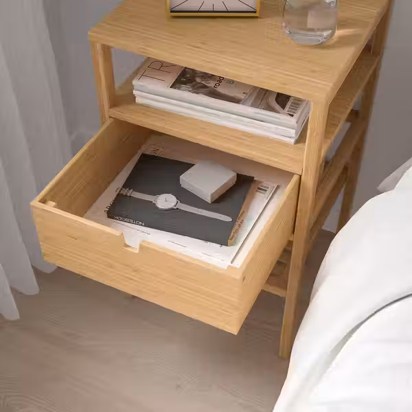 NORDKISA Тумба прикроватная - бамбук 40x40 см - фото 4
