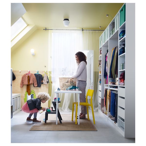 Гардероб, белый, 300x58x236 см IKEA ПАКС 792.517.31 - схема-чертеж с размерами