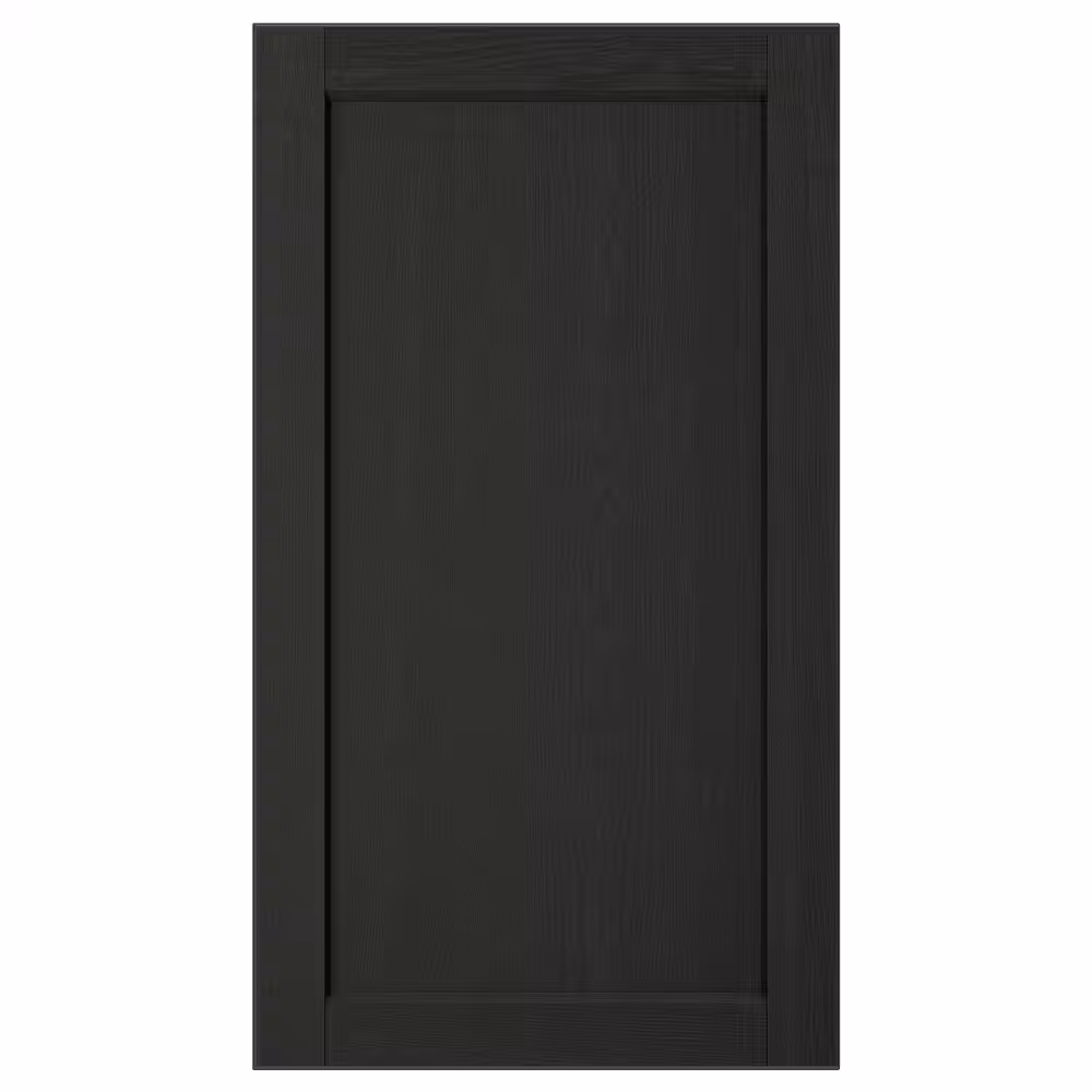 LERHYTTAN Фронт панель для посудом машины - черная морилка 45x80 см - фото 1