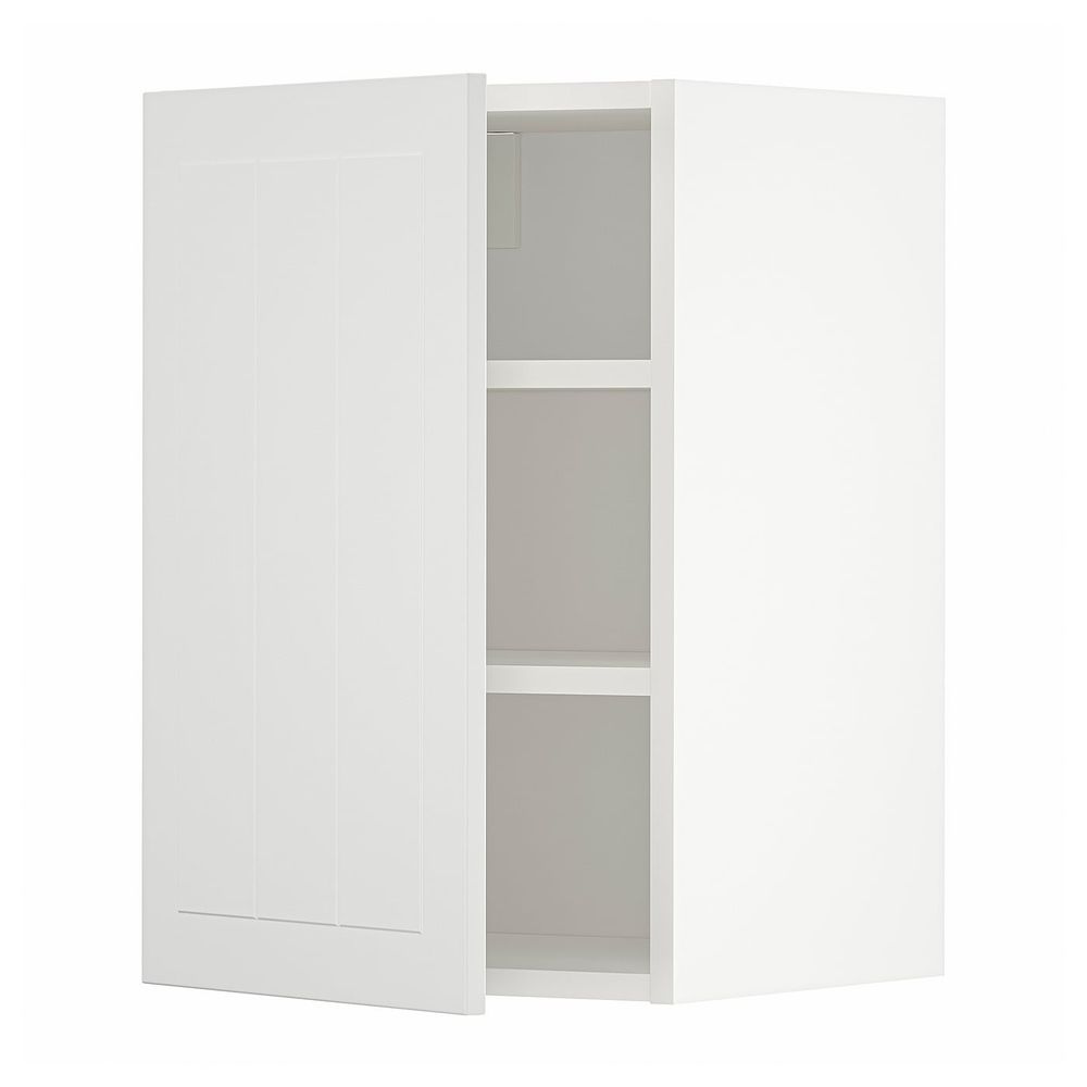 Навесной шкаф с полками, белый/Стенсунд белый 40x60 см IKEA METOD МЕТОД 294.466.18 - фото 1