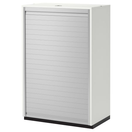 Шкаф с дверью-шторой ГАЛАНТ, белый (80x120 см)