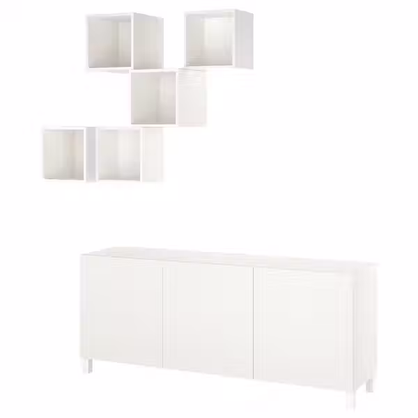 BESTÅ / EKET Комбинация для хранения/под ТВ - фото 1