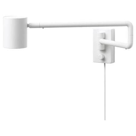 Бра с поворотным штативом, белый IKEA NYMÅNE НИМОНЕ 803.570.10