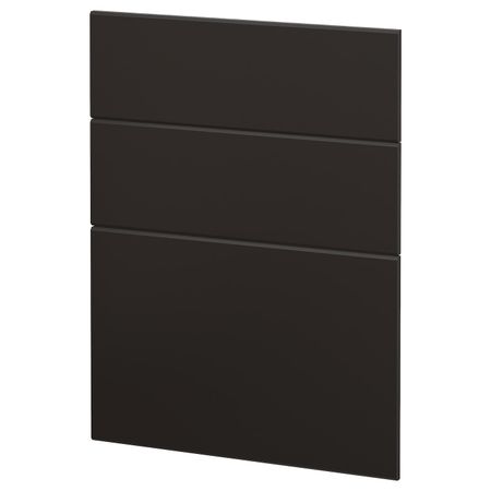 3 фасада для посудомоечной машины, Кунгсбакка антрацит 60 см IKEA METOD МЕТОД 093.913.96