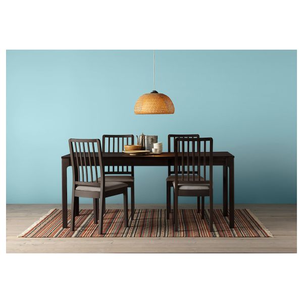 Стул, темно-коричневый/Оррста светло-серый IKEA EKEDALEN ЭКЕДАЛЕН 603.578.17 - фото 7