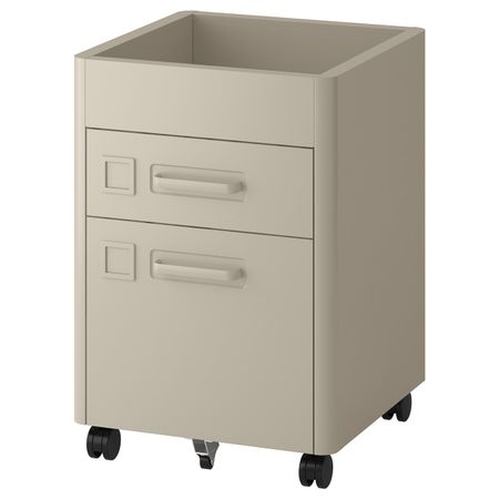 Тумба с ящиками на колесах, бежевый 42x61 см IKEA IDÅSEN ИДОСЕН 903.609.60