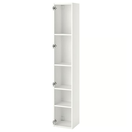 ENHET Высокий шкаф с 4 полками - белый 30x30x180 см