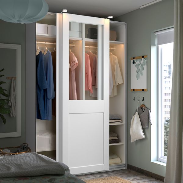 Гардероб с раздвижными дверьми IKEA PAX ПАКС, GRIMO ГРИМО 795.022.87 - фото 5