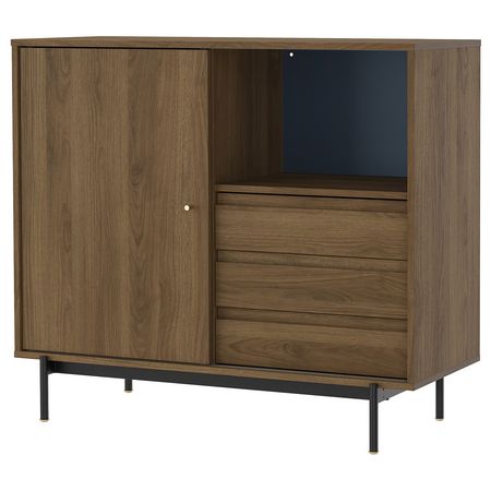 RÅDMANSÖ Шкаф - коричневый под грецкий орех 118x49x103 см