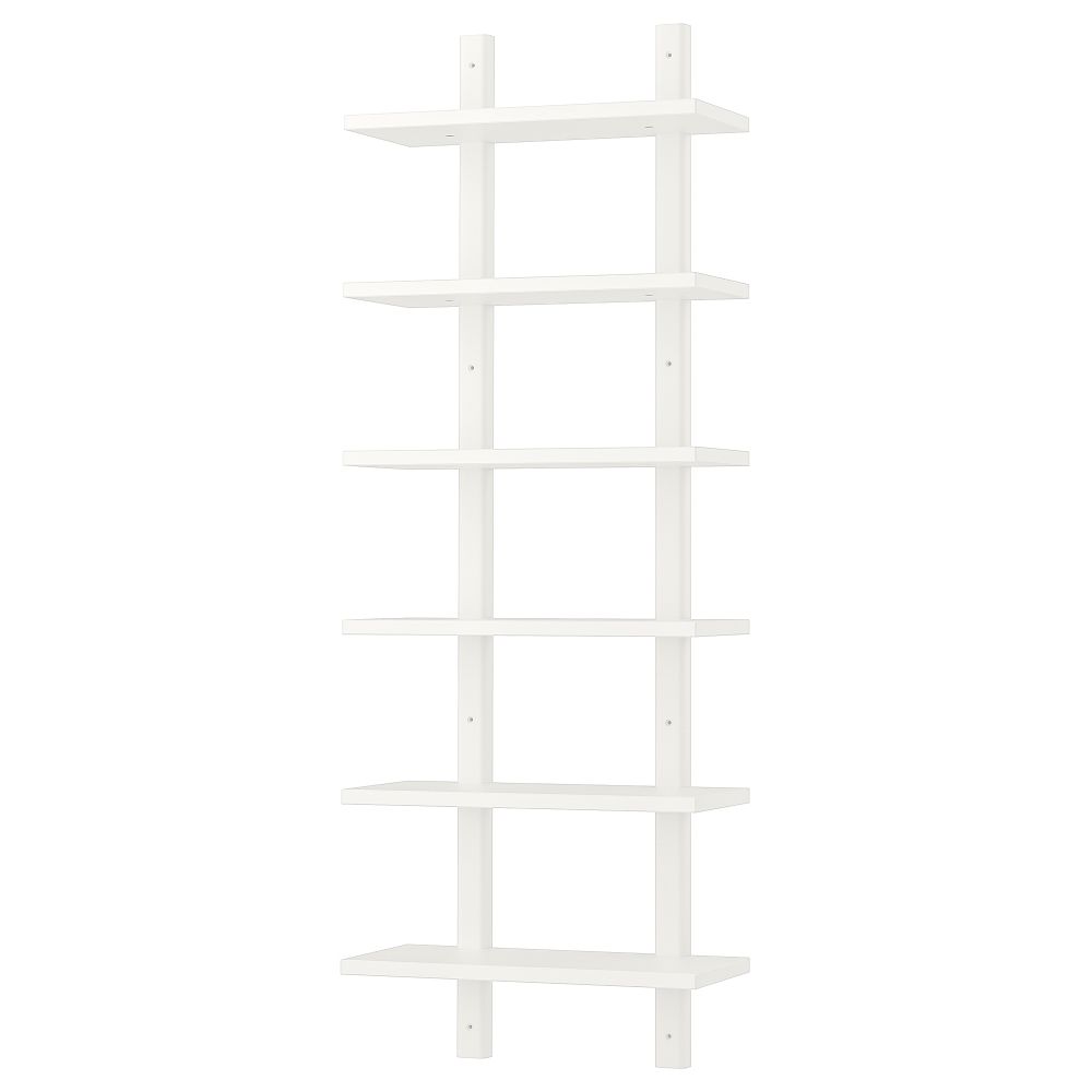 Полочный модуль, навесной, 50x140 см, белый IKEA IKEA 365 + VÄRDEFULL ИКЕА 365 + ВЭРДЕ 102.413.39 - фото 1