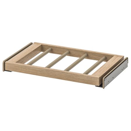 Выдвижная вешалка для брюк, под беленый дуб 50x35 см IKEA KOMPLEMENT КОМПЛИМЕНТ 804.464.98