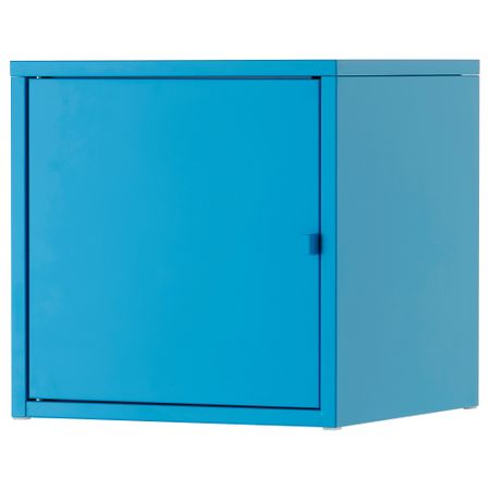 Шкаф ЛИКСГУЛЬТ, металлический, синий (35x35 см)