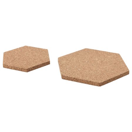 Подставка под горячее,2 штуки ТИЛЛФЭЛЛЕ, пробка