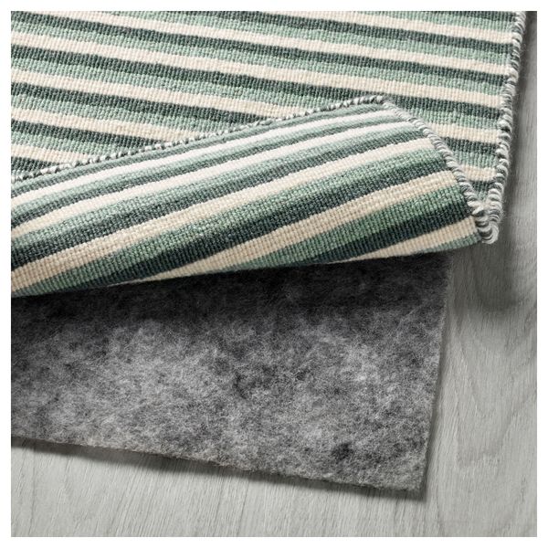 Ковер безворсовый ВЕСТБРИК, ручная работа, зеленый (133x195 см) - схема-чертеж с размерами