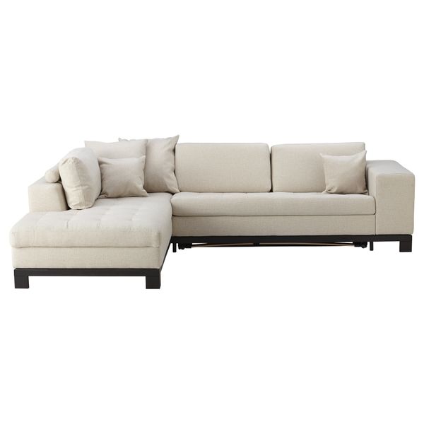 Угловой диван-кровать c модулем для хран, лев НОГЕРСУНД, Толлэби бежевый - фото 2