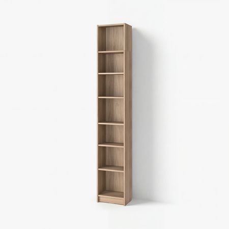 BILLY Стеллаж с верхней полкой - под дуб 40x28x237 см