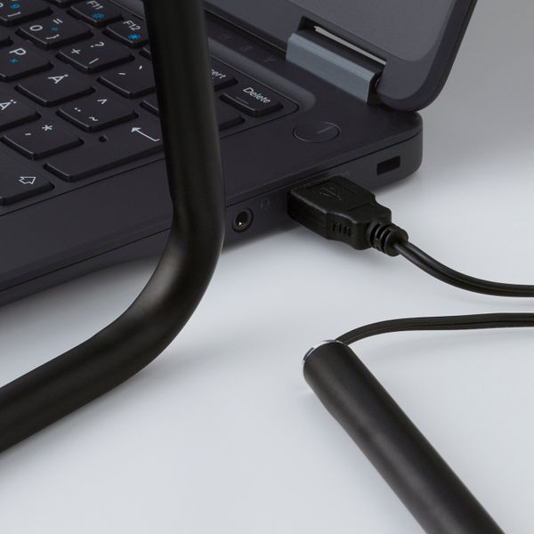 Рабочая лампа, светодиодная, черный/серебристый IKEA HÅRTE ХОРТЕ 003.605.92 - фото 4