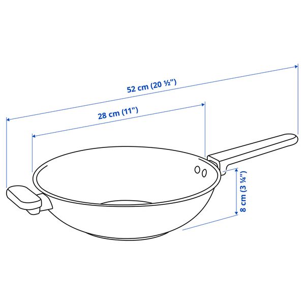 IKEA, дополнительный ракурс - схема-чертеж с размерами