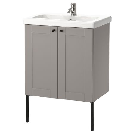 Шкаф под раковину с 2-мя дверцами, 64x43x87 cm IKEA TVÄLLEN ЛЕН ТВЭЛЛЕН, BEGIVENHET БЕГИВЕНХЕТ 494.800.60