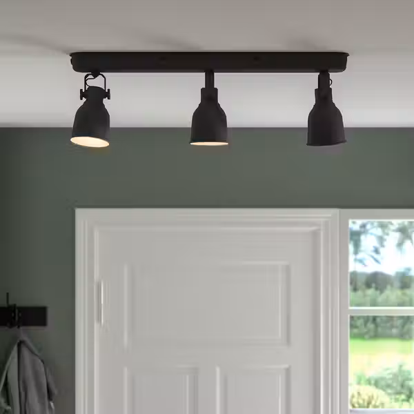 HEKTAR Потолочная шина, 3 лампы - темно-серый - фото 2