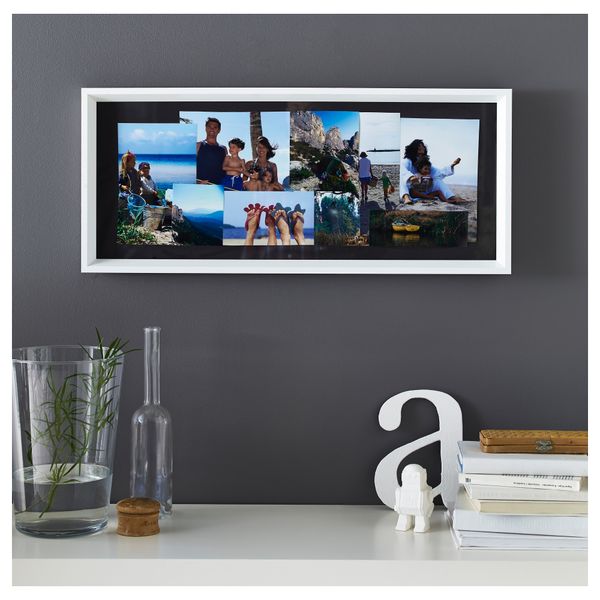 Рама НОРРЛИДА, белый (69x29 см) - схема-чертеж с размерами