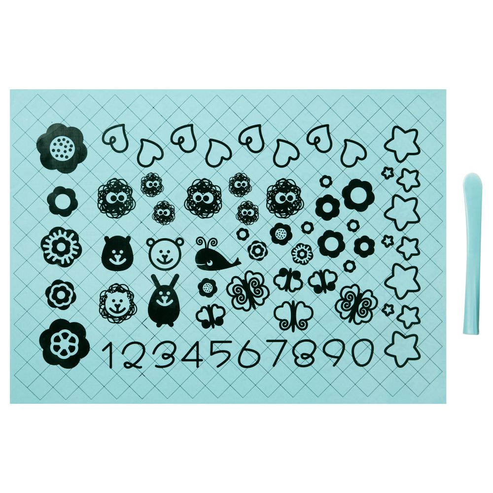 Лист для раскатывания теста и нож СОККЕРТАКА, голубой - фото 1