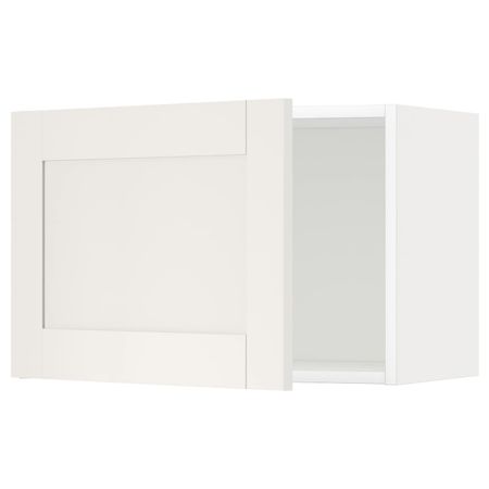 Шкаф навесной, белый/Сэведаль белый 60x40 см IKEA METOD МЕТОД 292.232.41