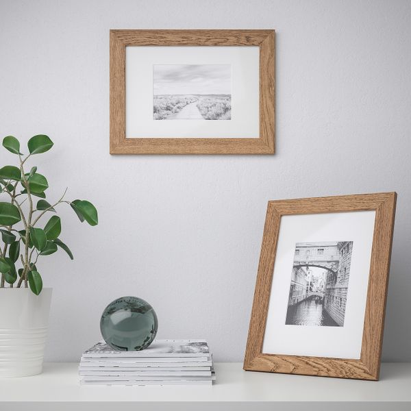Рама, под дерево/светло-коричневый 21x30 см IKEA DALSKÄRR ДАЛСКЭРР 103.742.25 - схема-чертеж с размерами