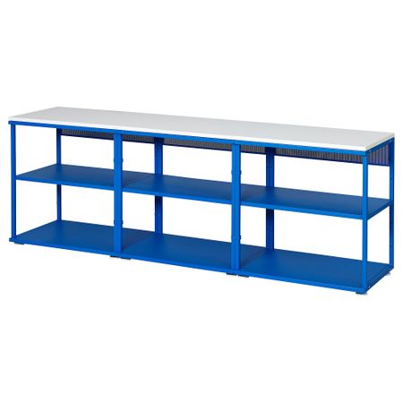 Открытый стеллаж, синий, 180x42x63 см IKEA PLATSA ПЛАТСАA ПЛАТСА 395.217.25