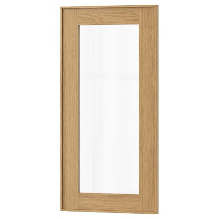 Стеклянная дверь ЭКЕСТАД, дуб