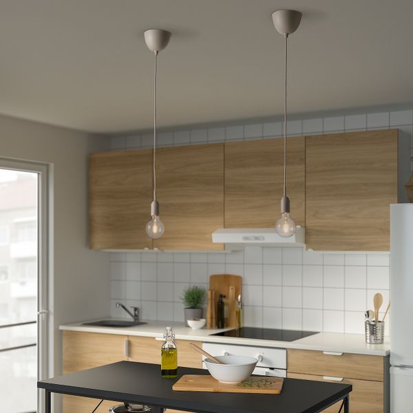 Шнур-подвес для лампочки, бежевый 1.8 м IKEA GRÅVACKA ГРОВАККА 105.049.34 - схема-чертеж с размерами