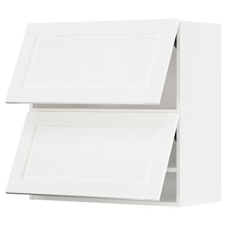 Навесной горизонтальный шкаф, 2 двери, 80x80 cm IKEA METOD МЕТОД 194.734.95
