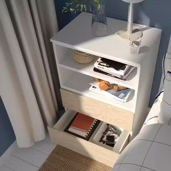 PLATSA Тумба прикроватная - схема-чертеж с размерами