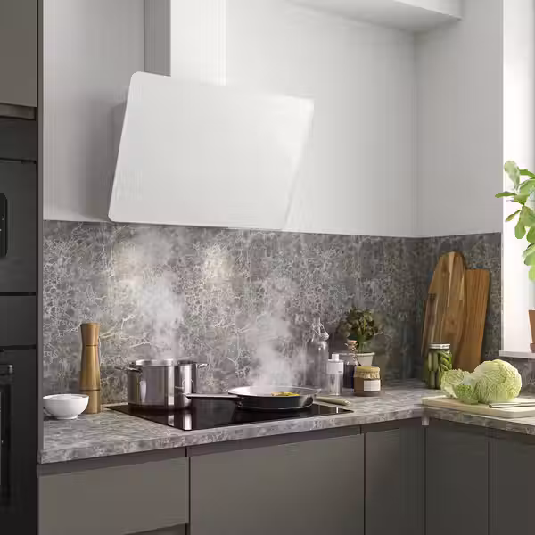 BEJUBLAD Вытяжка кухонная стен креп (колпак) - белый 66 см - фото 2