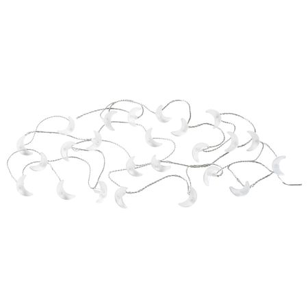 Гирлянда, 24 светодиода, для дома, улицы/в форме месяца белый IKEA LJUVARE ЛЬЮВАРЕ 404.921.14