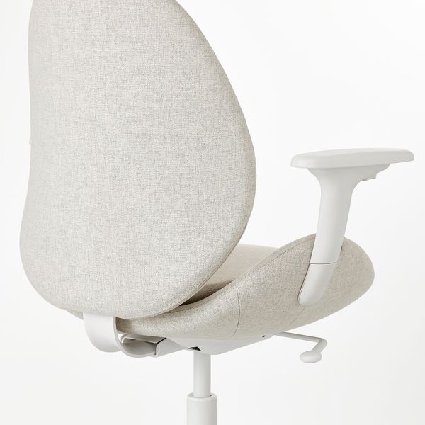 Рабочий стул с подлокотниками, Gunnared бежевый IKEA HATTEFHATTEFJÄLL ХАТТЕФЬЕЛЛЬ ХАТТЕФЬЕЛЛЬ 004.945.01 - фото 12