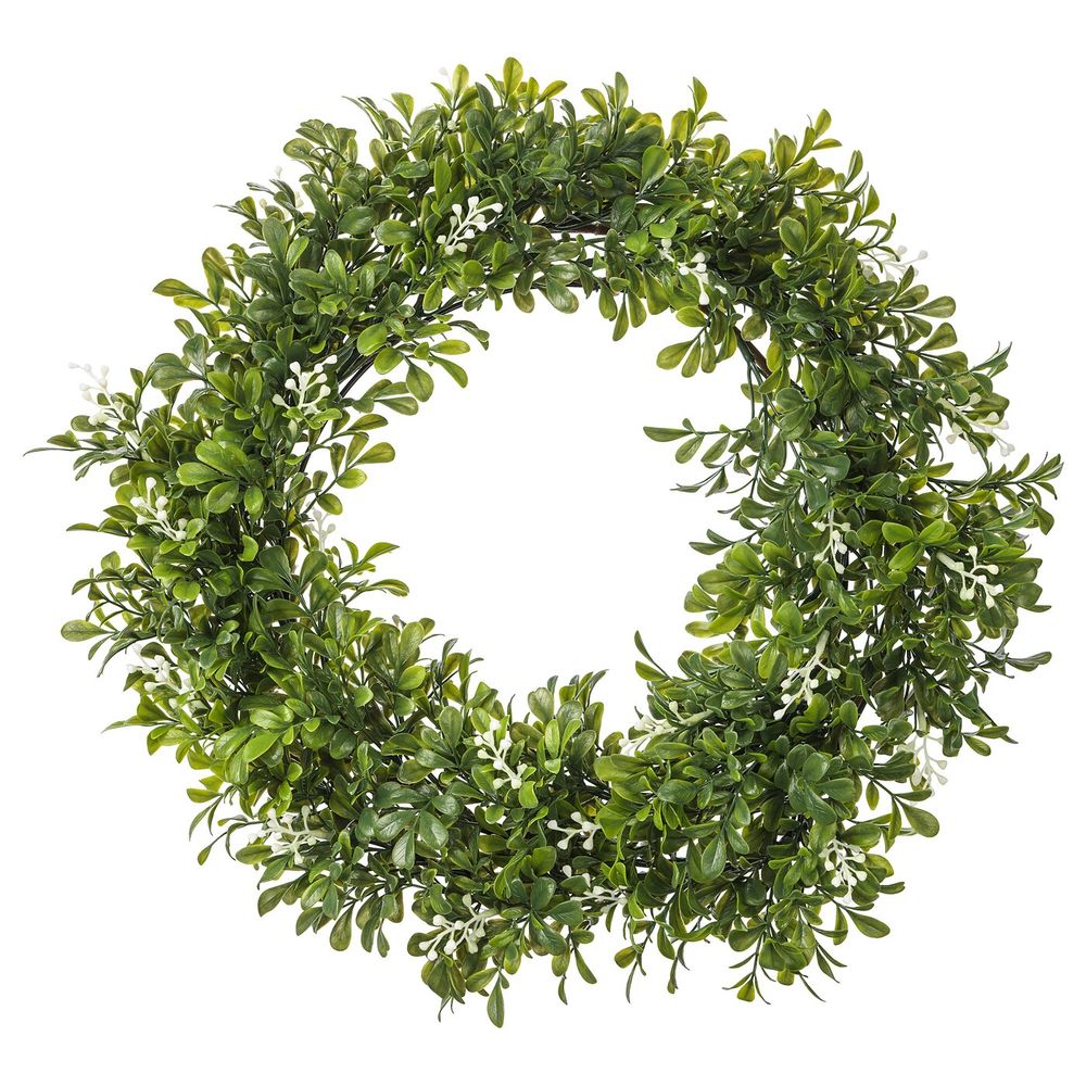 Искусственный венок, для/дома/улицы, самшит, 45 см IKEA ВИНТЕРФЕСТ 704.307.56 - фото 1
