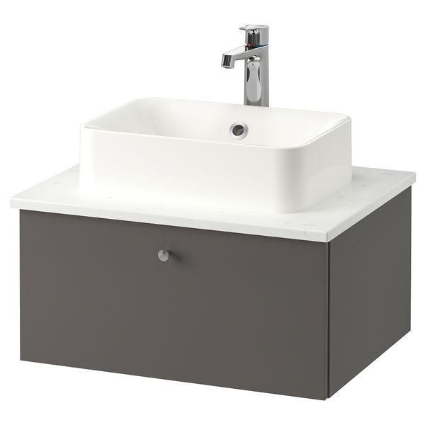 Шкаф со столешницей 45x32 раковина, 62x49x43 cm IKEA HÖRVIK ХОРВИК, GODMORGON ГОДМОРГОН, TOLKEN ТОЛКЕН 093.385.25 - фото 2