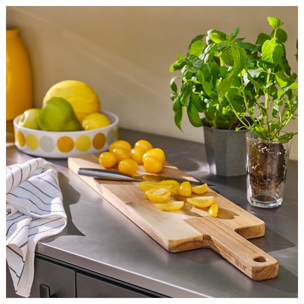 Доска разделочная, акация, 58x16 см IKEA BRÖGGAN 105.707.02 - фото 4