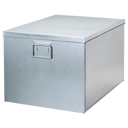 Коробка с крышкой, оцинковка, 50x70x40 см IKEA ОМБЮТЕ 504.466.40