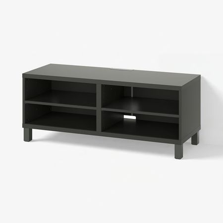 BESTÅ Тумба под ТВ - темно-серый 120x40x48 см