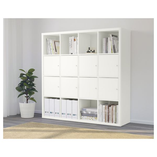 Стеллаж с 8 вставками, белый 147x147 см IKEA КАЛЛАКС 692.269.21 - фото 2