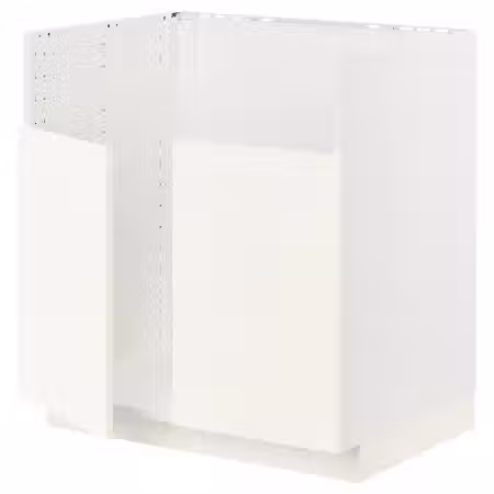 METOD Шкаф для мойки ТАЛЛШЁН - белый/Vallstena белый 80x60 см