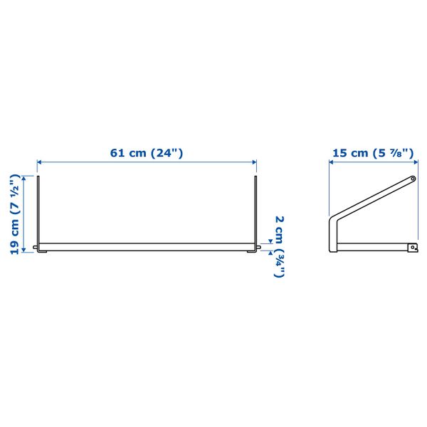 Полка, бамбук 61x15 см IKEA SVALNÄS СВАЛЬНЭС 603.592.46 - фото 2