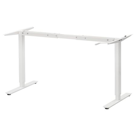 Подстолье-трансформер угловой столешницы, белый 120/160 см IKEA SKARSTA СКАРСТА 704.585.52